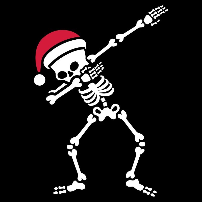 Santa dab / dabbing skeleton