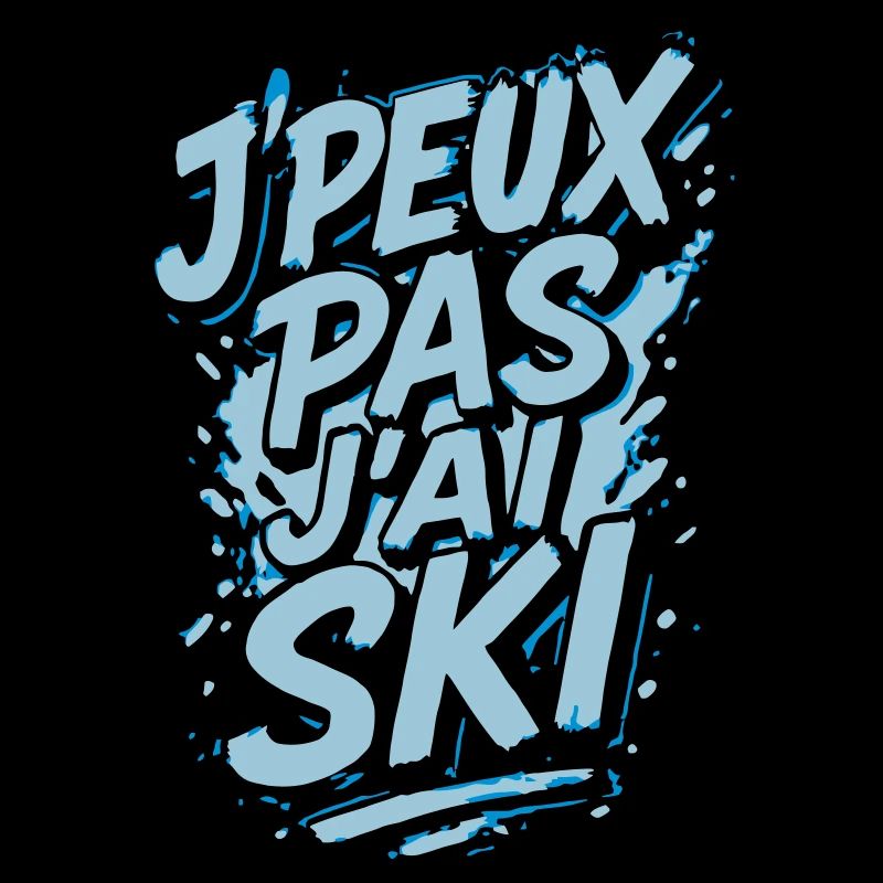 I can't I ski