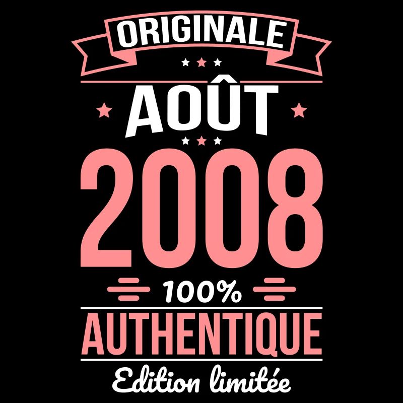 Anniversaire 18 ans - Originale - Août 2008