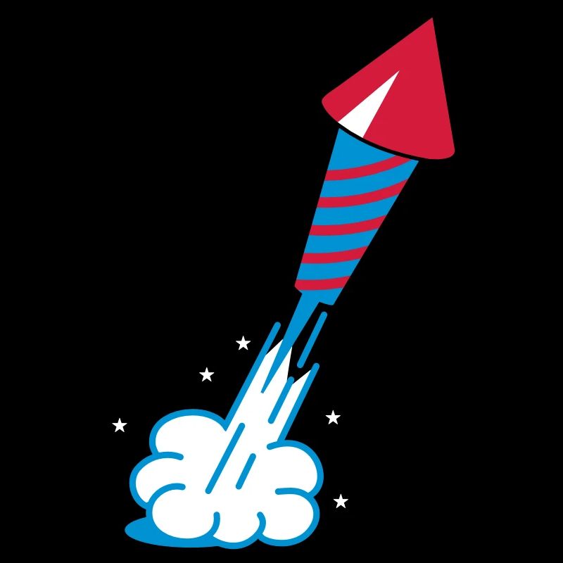 Fireworks rocket launch