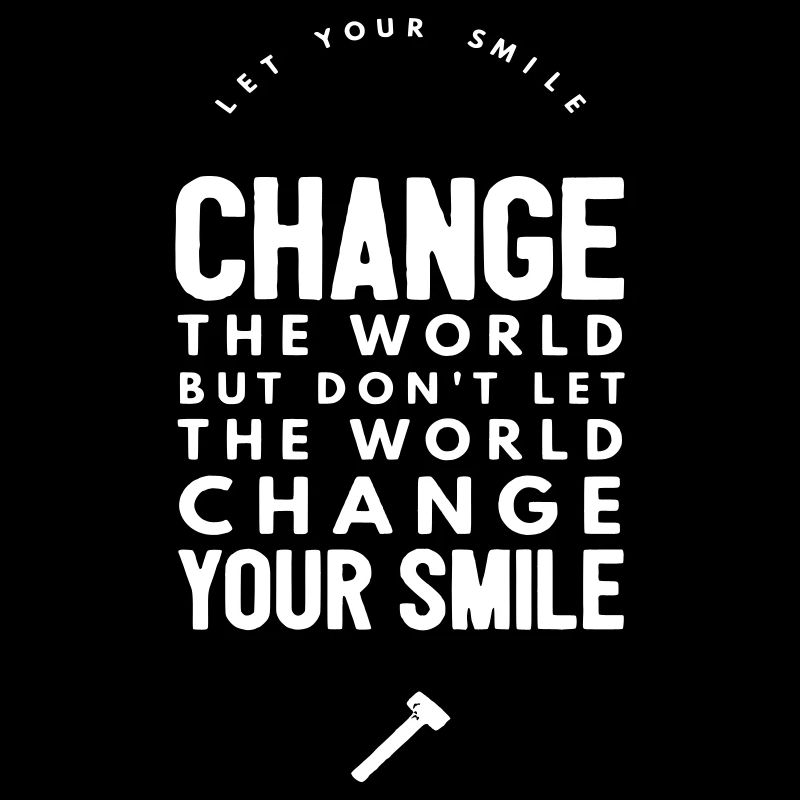 Sourire Change The World Citation White