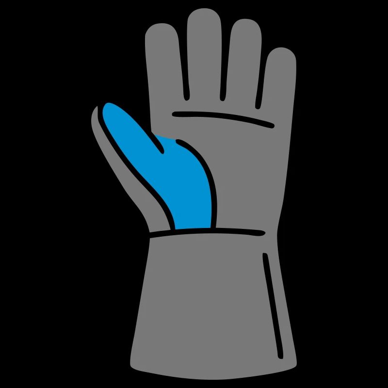 Schweißer Handschuh Werkstatt Logo