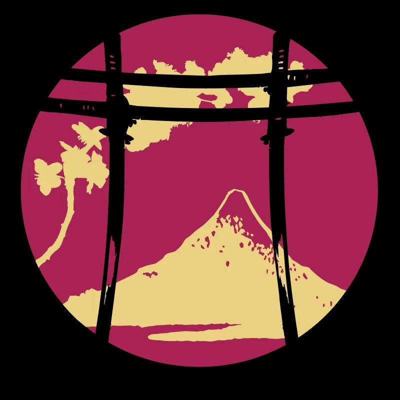 Japanischer Bogen Torii