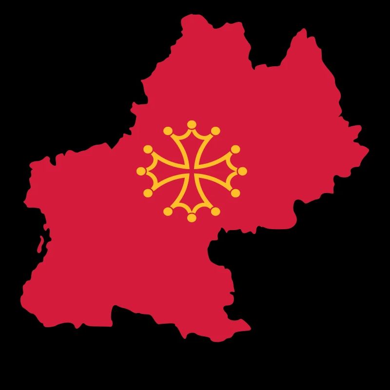 Karte der Midi-Pyrénées