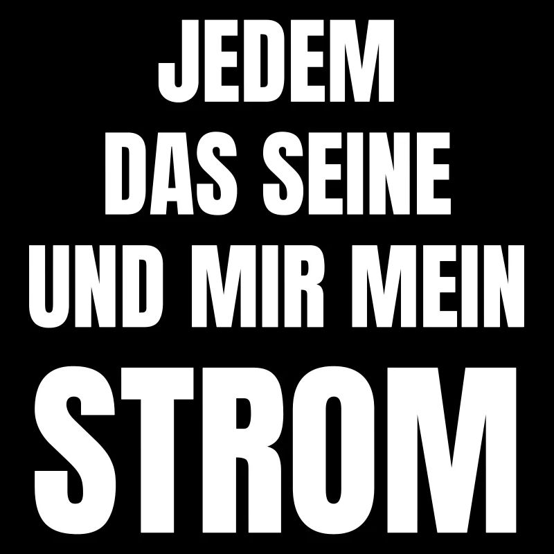 Elektriker liebt seinen Strom