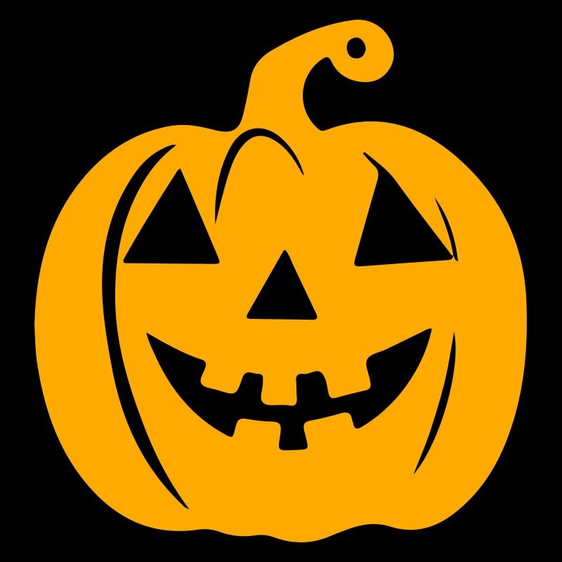 Pumpkin Face Halloween Pattern