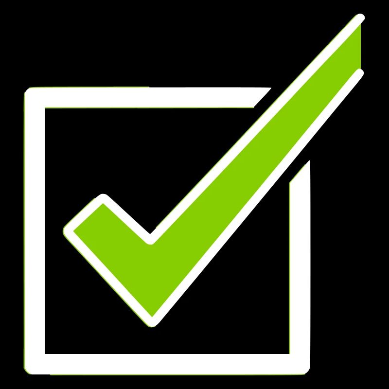 Checkliste Häkchen Box Outline