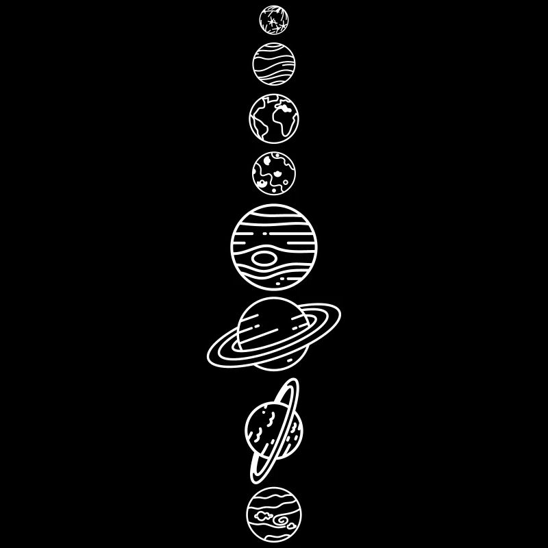 Sonnensystem Planeten – Solar System Weltraum