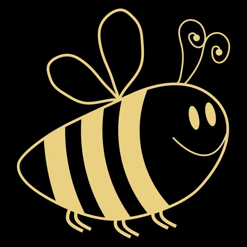 Lächelnde Bienchen Muster