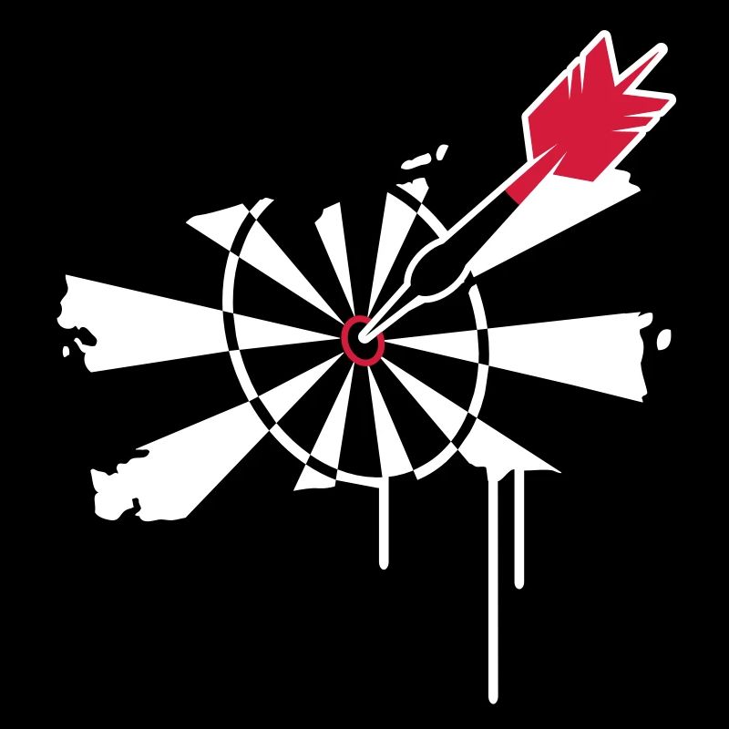 A dartboard with dart