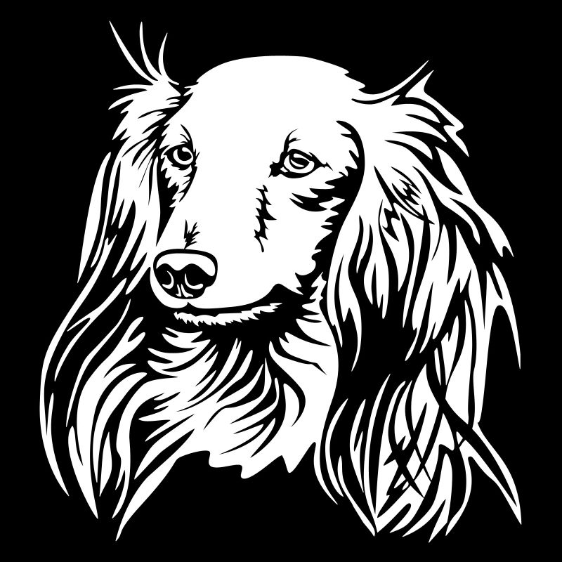 Dackel Kopf "Black Edition"