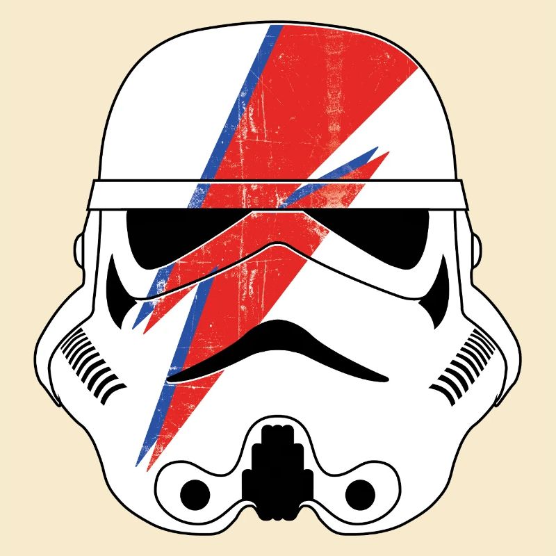 Star Wars Sturmtruppen Helm Mit Rotem Blitz