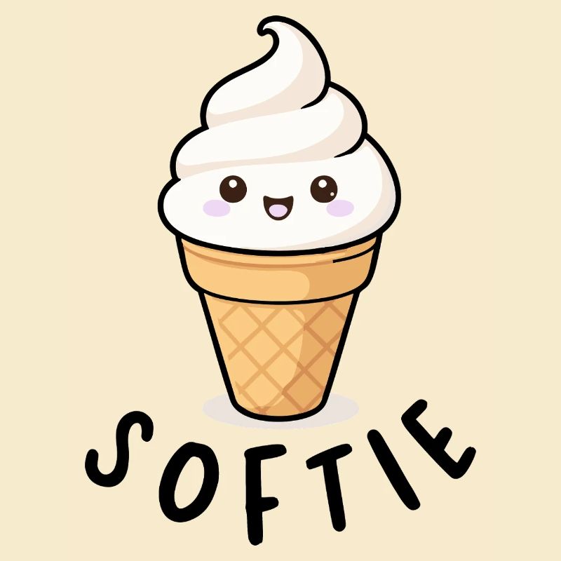 Softie Softeis Lover Eiscreme Icon Geschenk