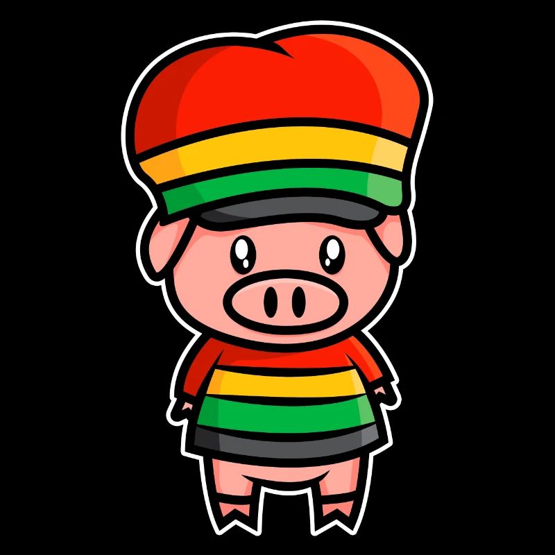 Doux cochon de la Jamaïque - design