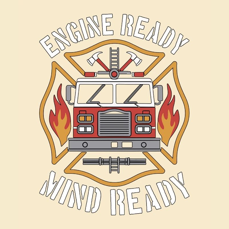Fire Engineer Engine Ready Mind Ready Firefighting