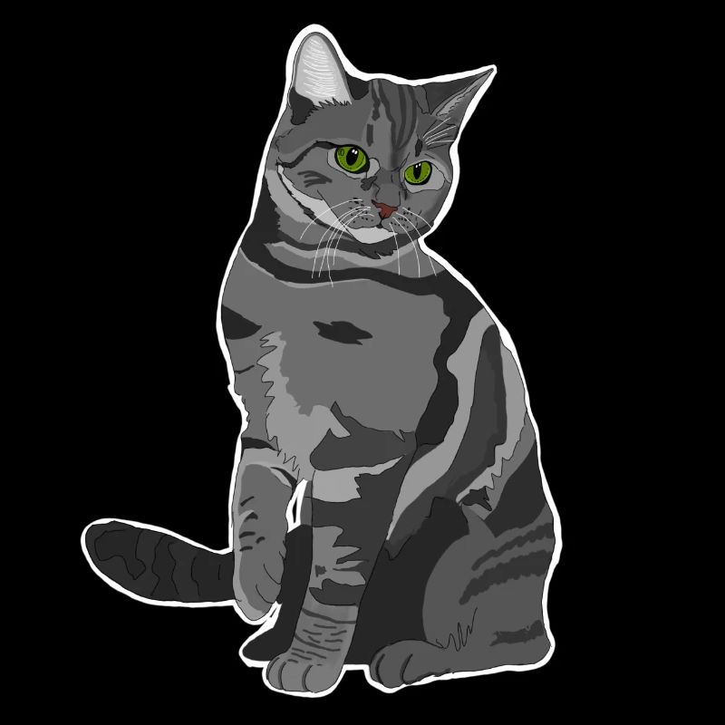 Chat gris