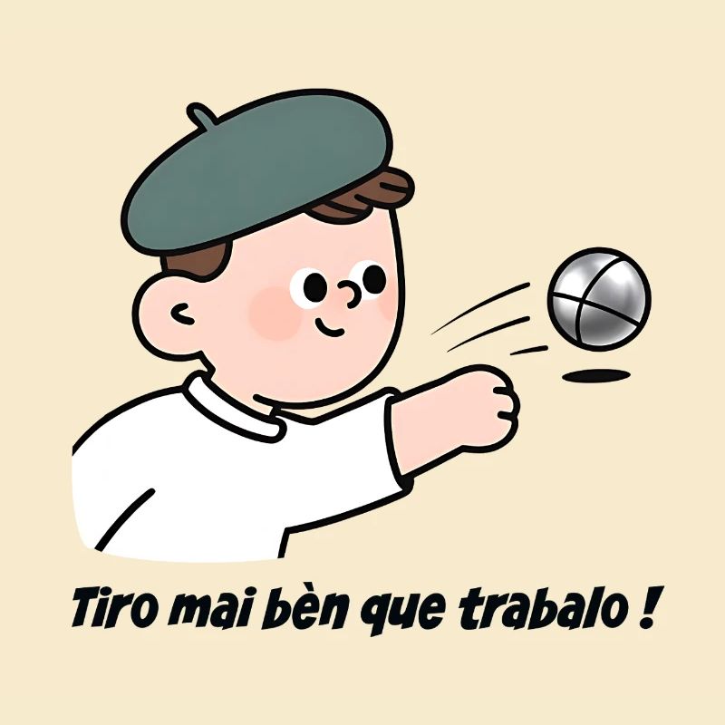 As a pétanque player, I shoot better than I work