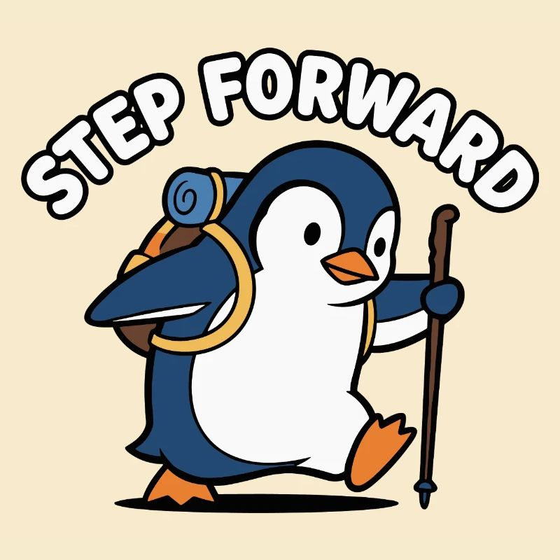 Forward Step Penguin