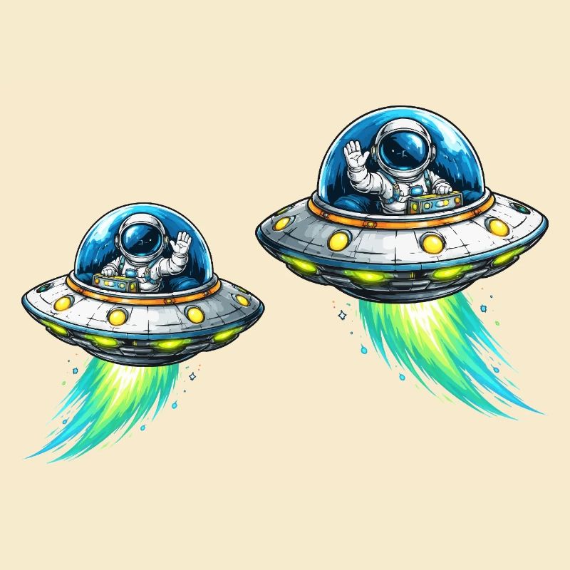 OVNI, astronautes, aventure spatiale