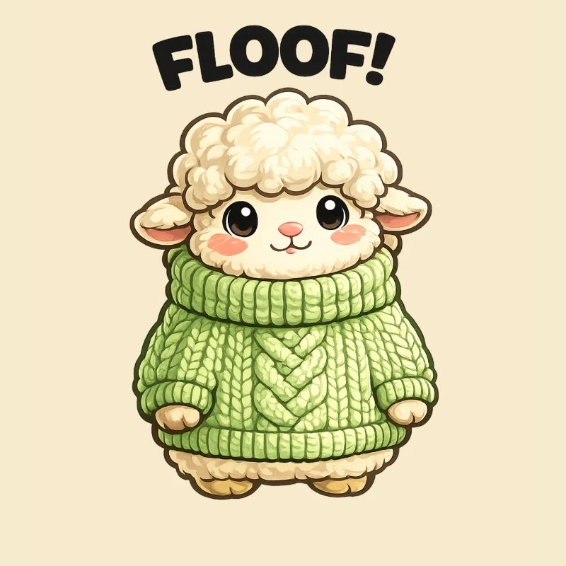 Kuscheliges Schäfchen Pullover Design