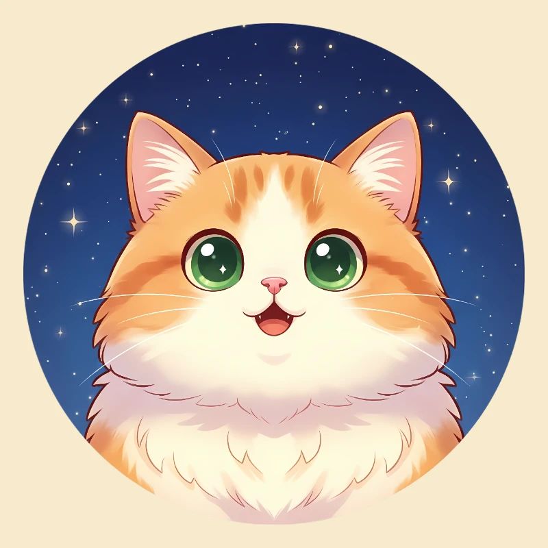 Starry Night Kitten