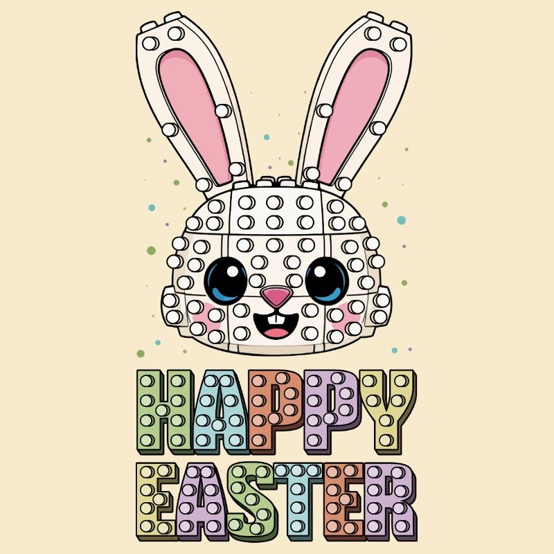 Master Builder Brick Builder Bunny Face Bricks