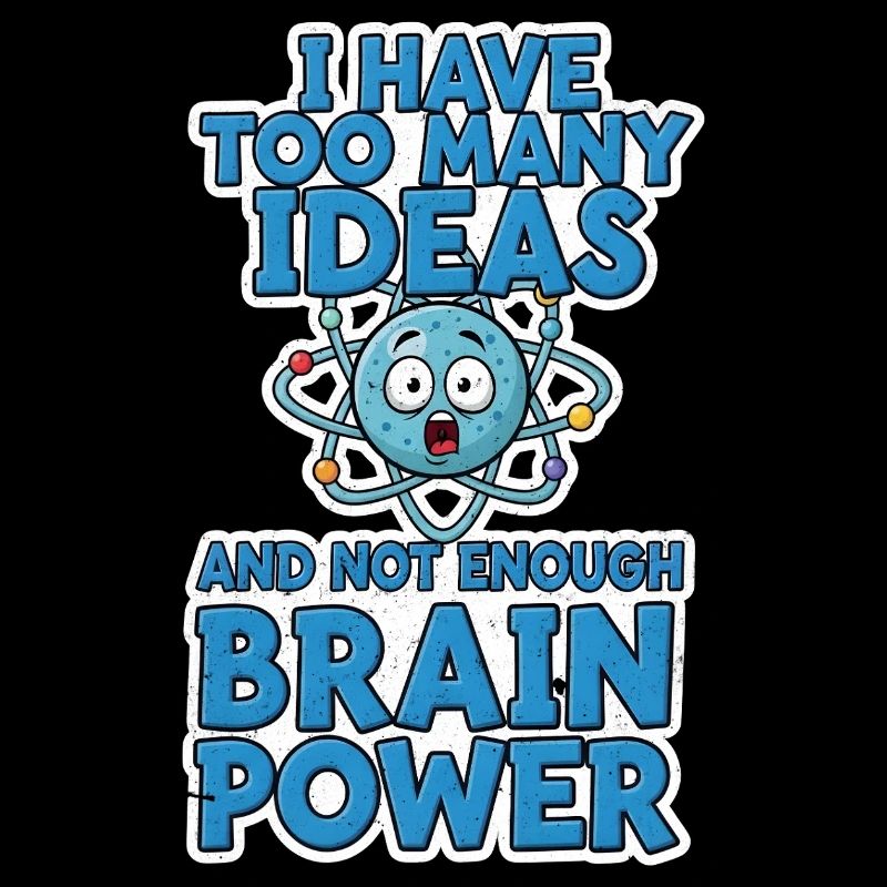 Brain Power Comic Shirt Cadeau