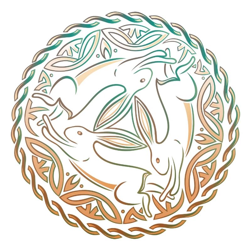 Three Rabbits Three Picture Easter