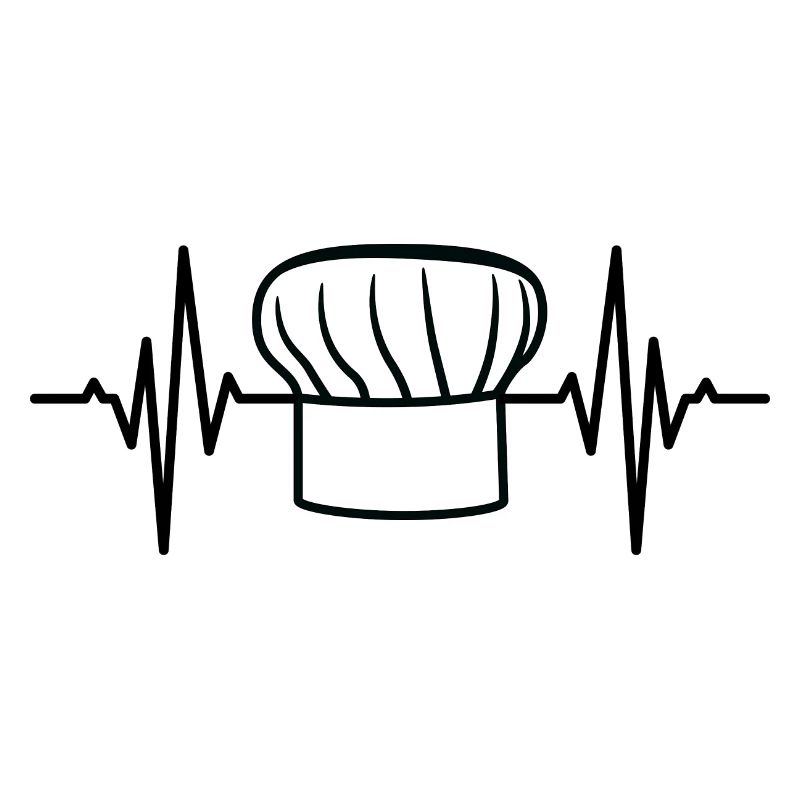 Cappello da panettiere Battito cardiaco