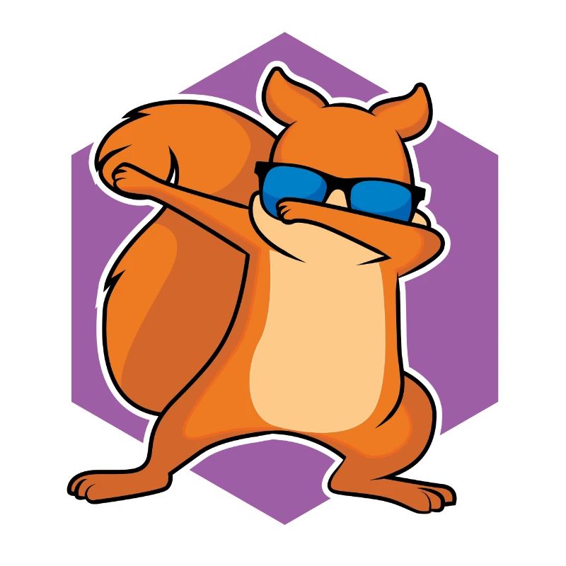 Dabbing Squirrel - Design