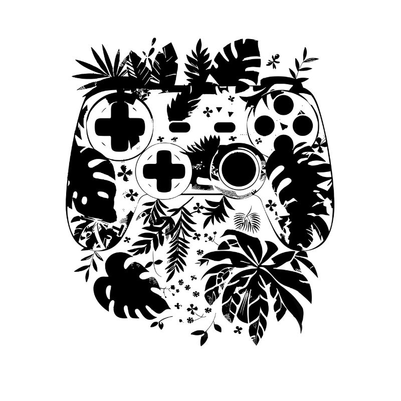 Spiel Controller Comic Stil