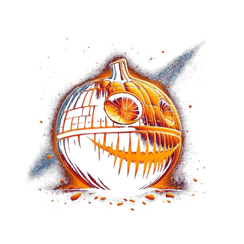 Glowing Haunted Pumpkin Design