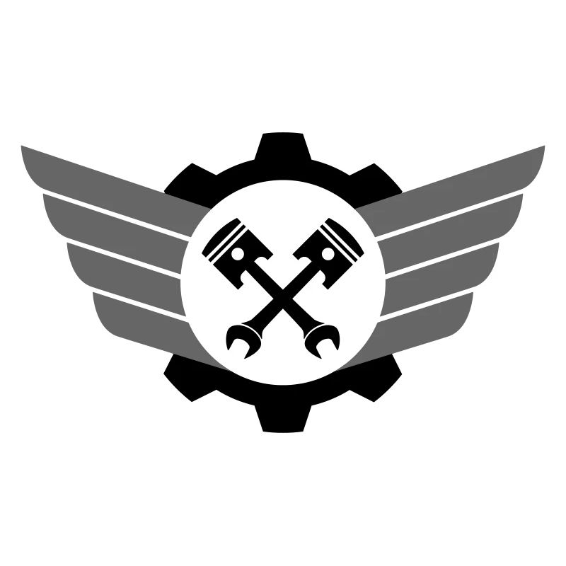 Clé de piston croisée avec engrenage et aile