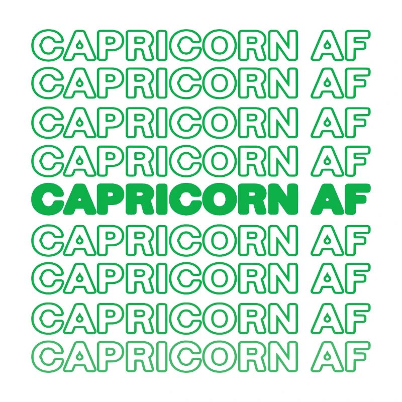 Capricorn Esoteric Statement Zodiac Superstition