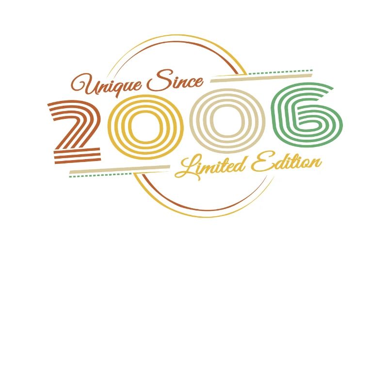 Geburtstag Retro Einzigartig Seit 2006
