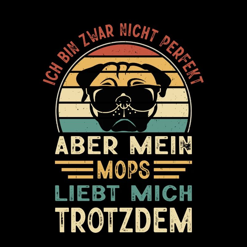 Mops Hund Hundebesitzer Geschenk Hundehalter