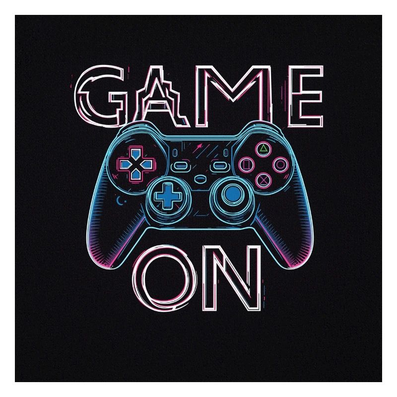 Conception de manette de jeu néon