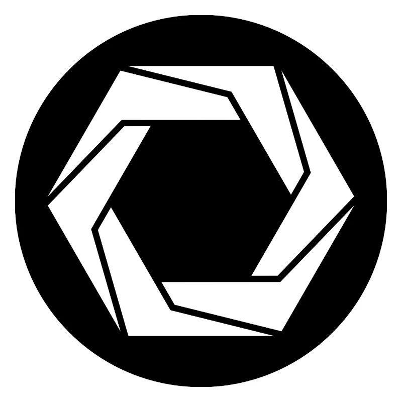 Geometrisches Blendensymbol