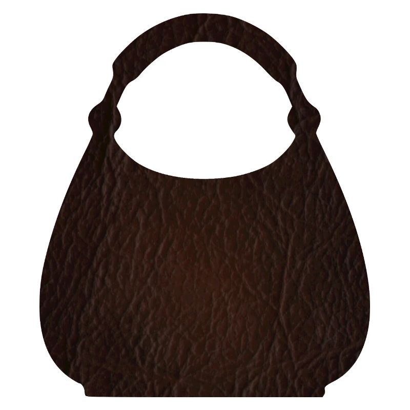 Texture du sac en cuir marron