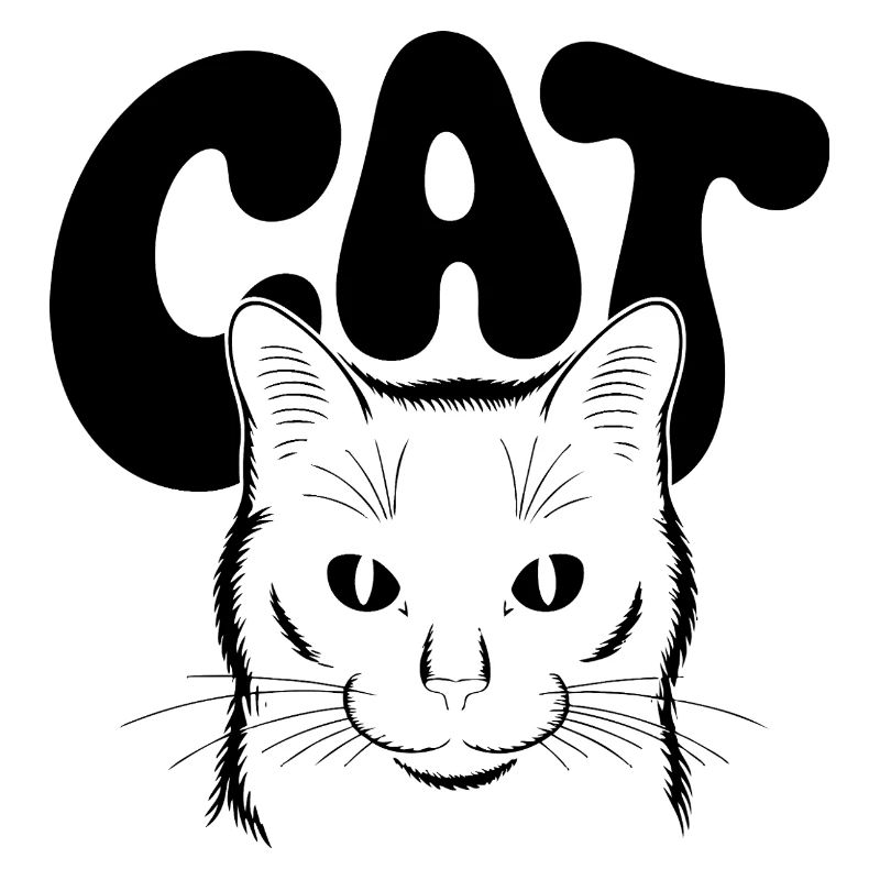 Cat logo for light backgrounds