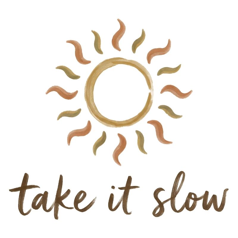 Take It Slow Sun Logo