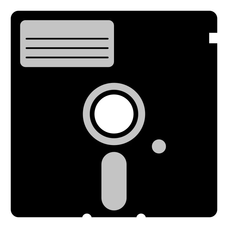 retro floppy disk