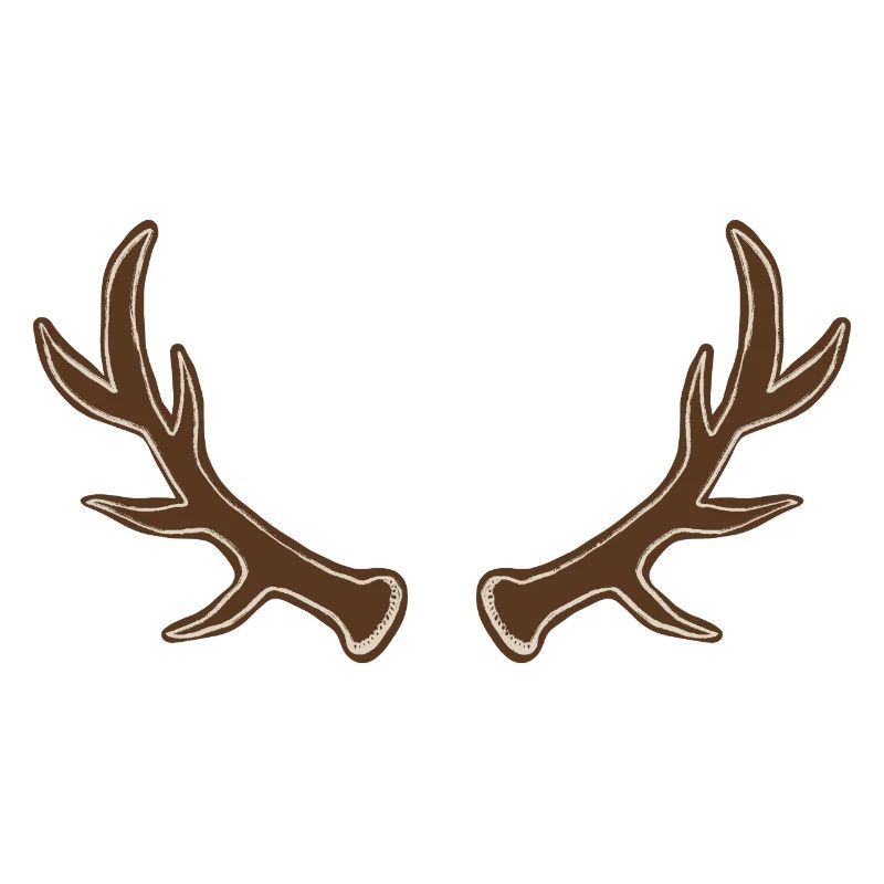 Rustic Antler Silhouette
