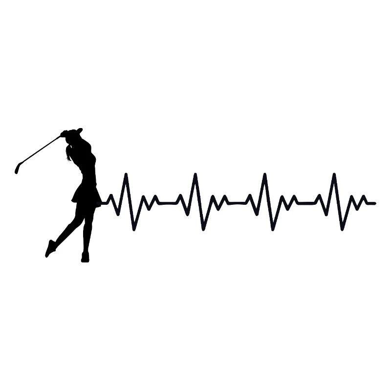 Golfeuse Golfeuse Coup de golf ECG Battement de cœur