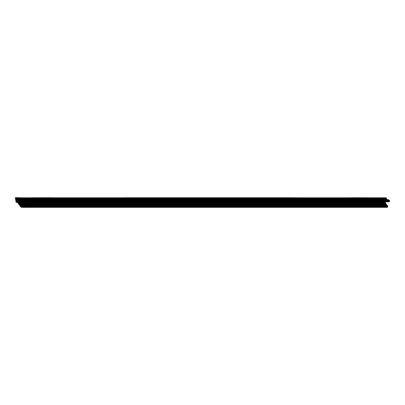Brush Stroke Horizontal Line Minimalist Design