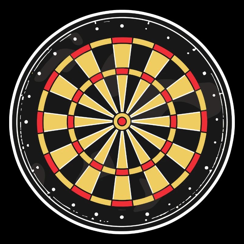 Graphique du jeu de fléchettes