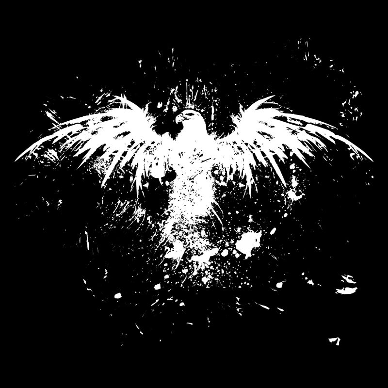 Grunge Eagle Rise