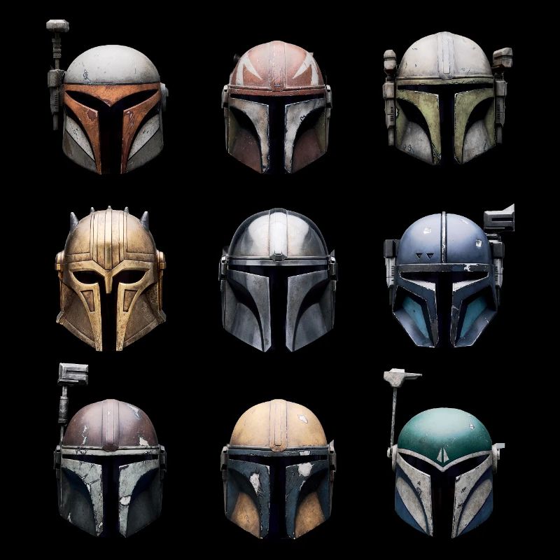 Star Wars: Mandalorian Mandalorian Helmets