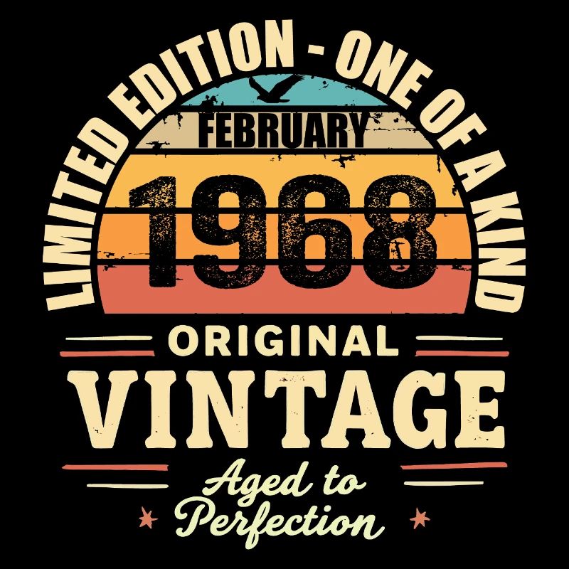 Februar 1968 Geburtstagsgeschenk Februar 1968
