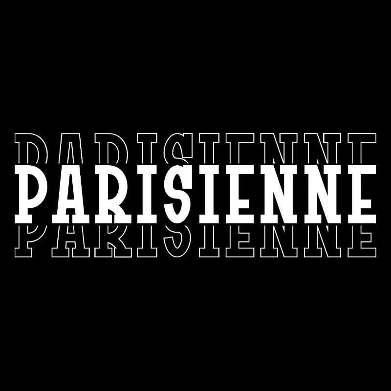 Parisienne en Lettres Blanches